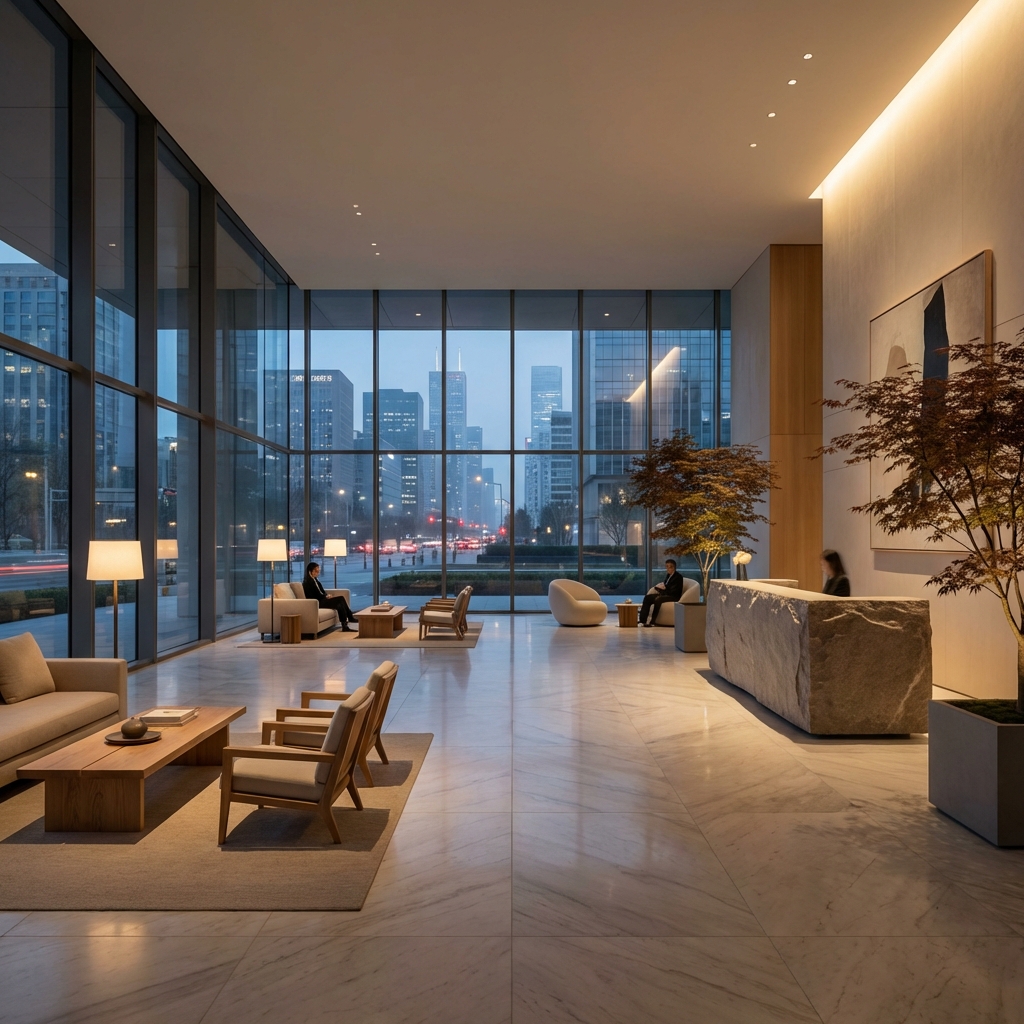 MiniKotel - Serene hotel lobby